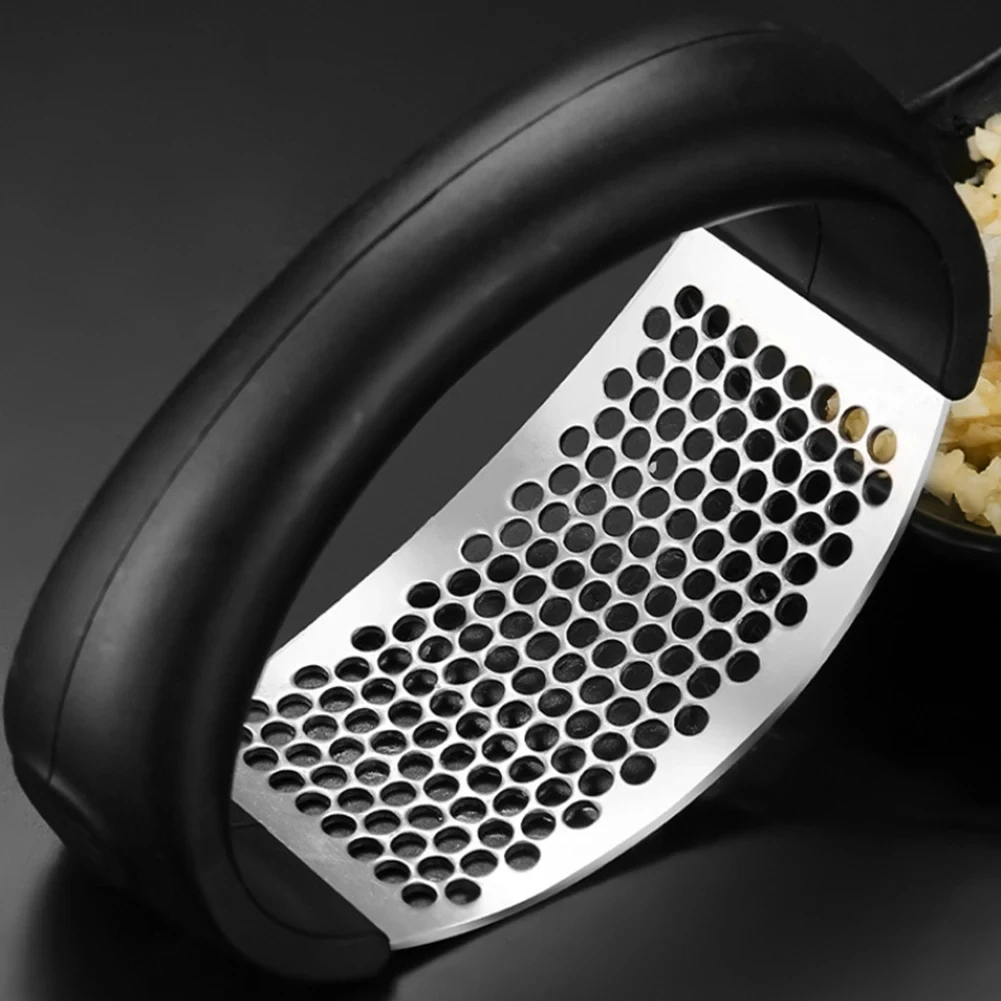 كسارة الثوم اليدوية المصنوعة من الفولاذ المقاوم للصدأ 