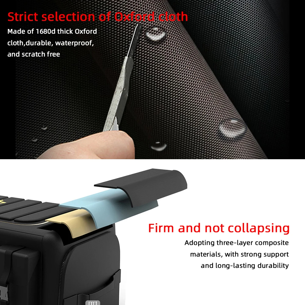 صندوق منظم السيارة بسعة كبيرة