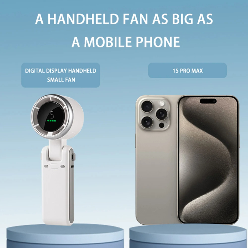 مروحة مكتب محمولة قابلة لإعادة الشحن