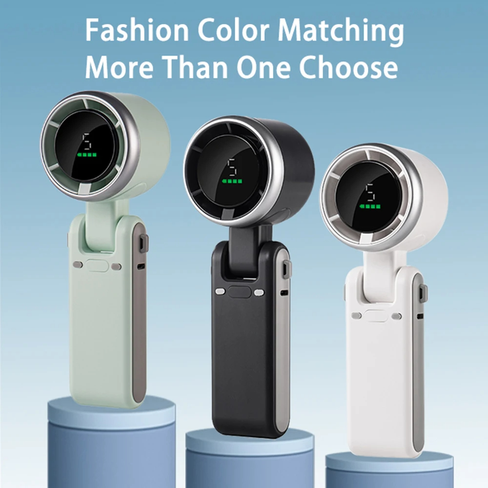 مروحة مكتب محمولة قابلة لإعادة الشحن